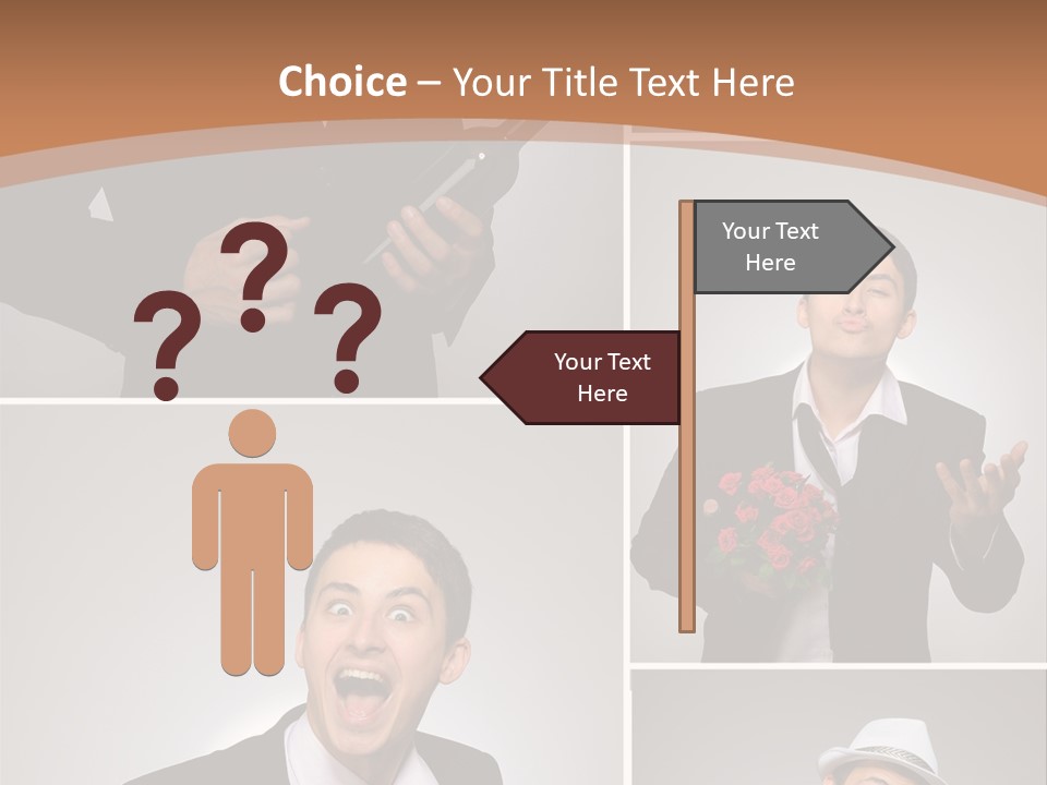 Valentine Caucasian Young PowerPoint Template
