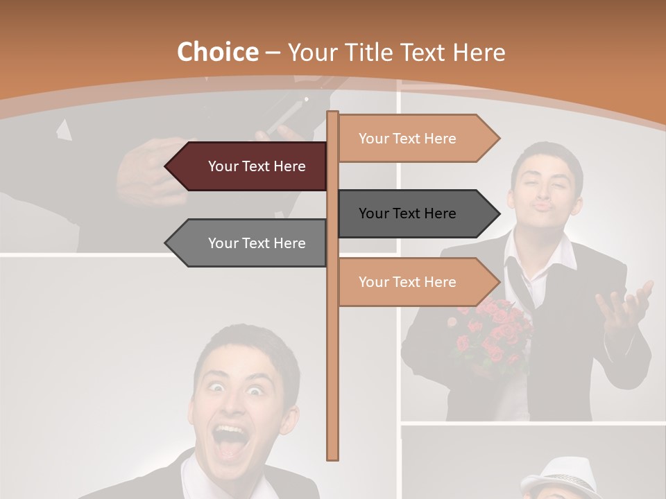 Valentine Caucasian Young PowerPoint Template