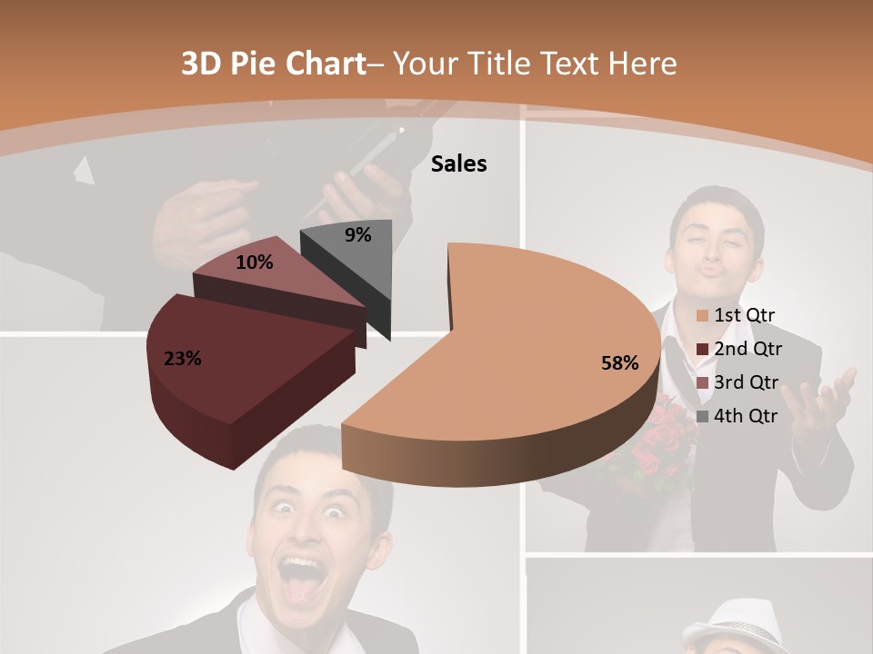 Valentine Caucasian Young PowerPoint Template