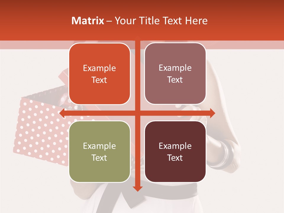 Adult Brunette Cute PowerPoint Template