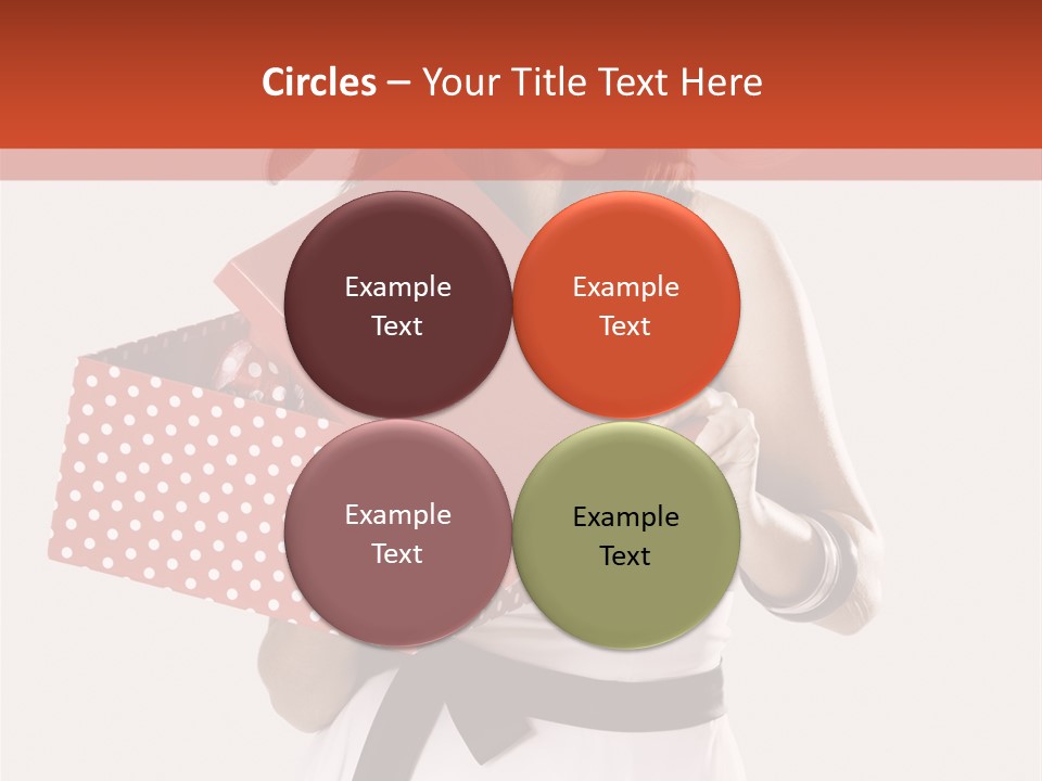 Adult Brunette Cute PowerPoint Template