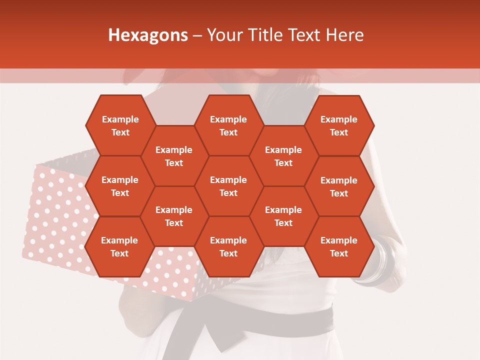 Adult Brunette Cute PowerPoint Template