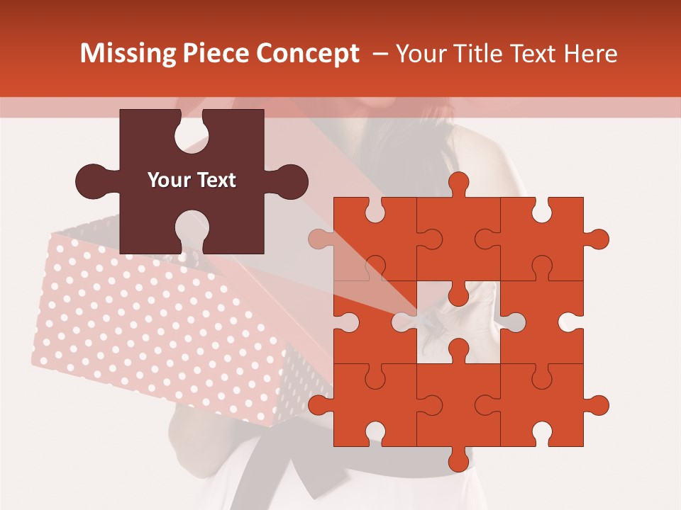 Adult Brunette Cute PowerPoint Template