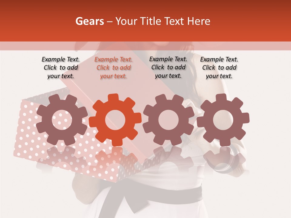 Adult Brunette Cute PowerPoint Template