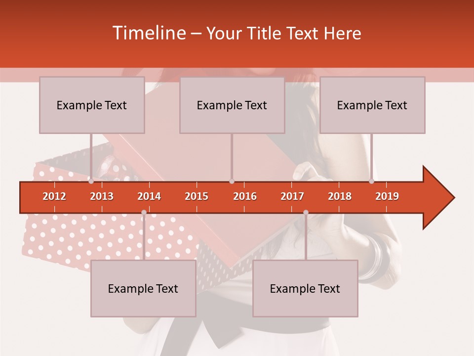 Adult Brunette Cute PowerPoint Template