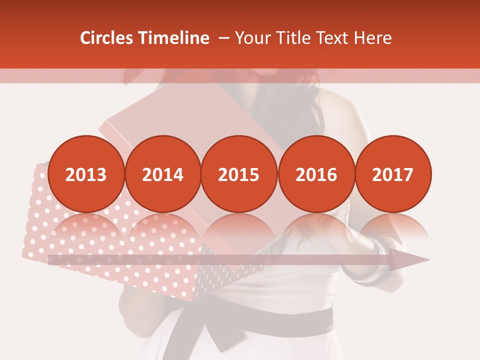 Adult Brunette Cute PowerPoint Template