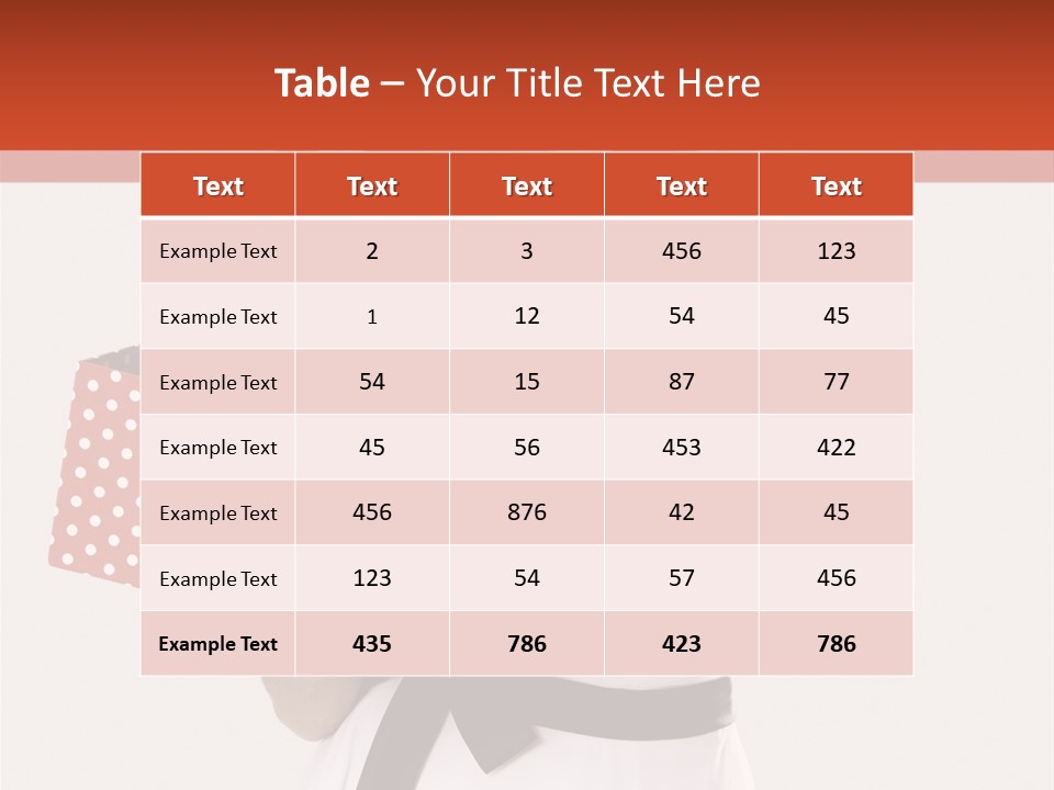 Adult Brunette Cute PowerPoint Template