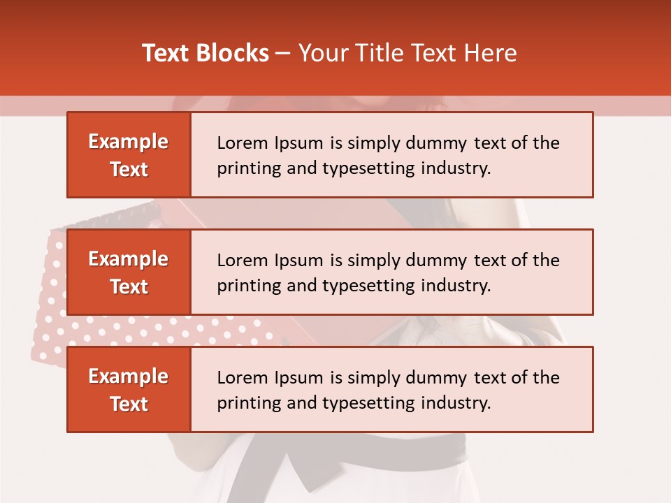 Adult Brunette Cute PowerPoint Template
