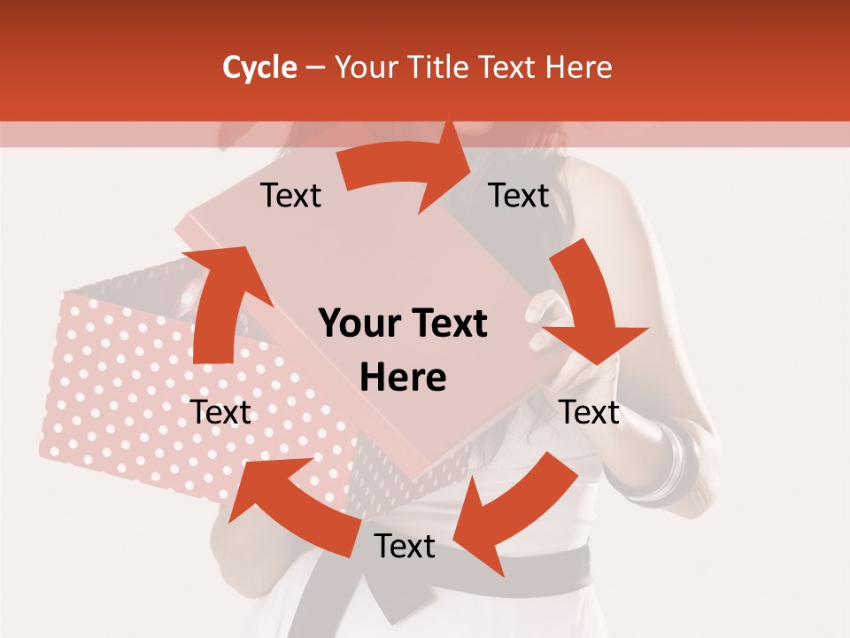 Adult Brunette Cute PowerPoint Template