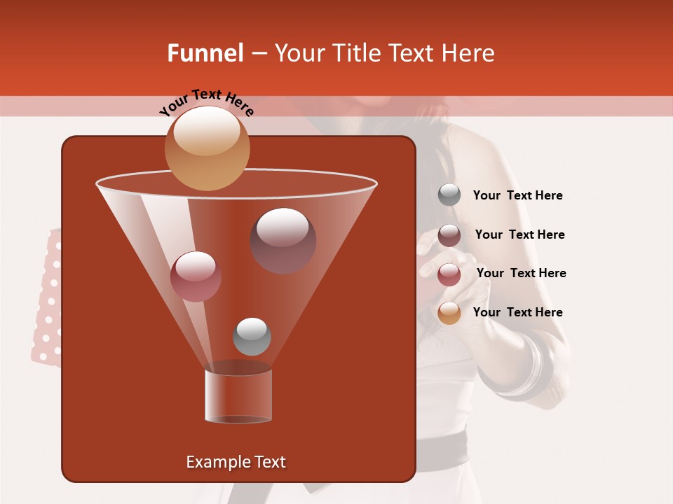 Adult Brunette Cute PowerPoint Template