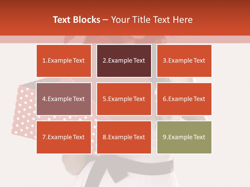 Adult Brunette Cute PowerPoint Template