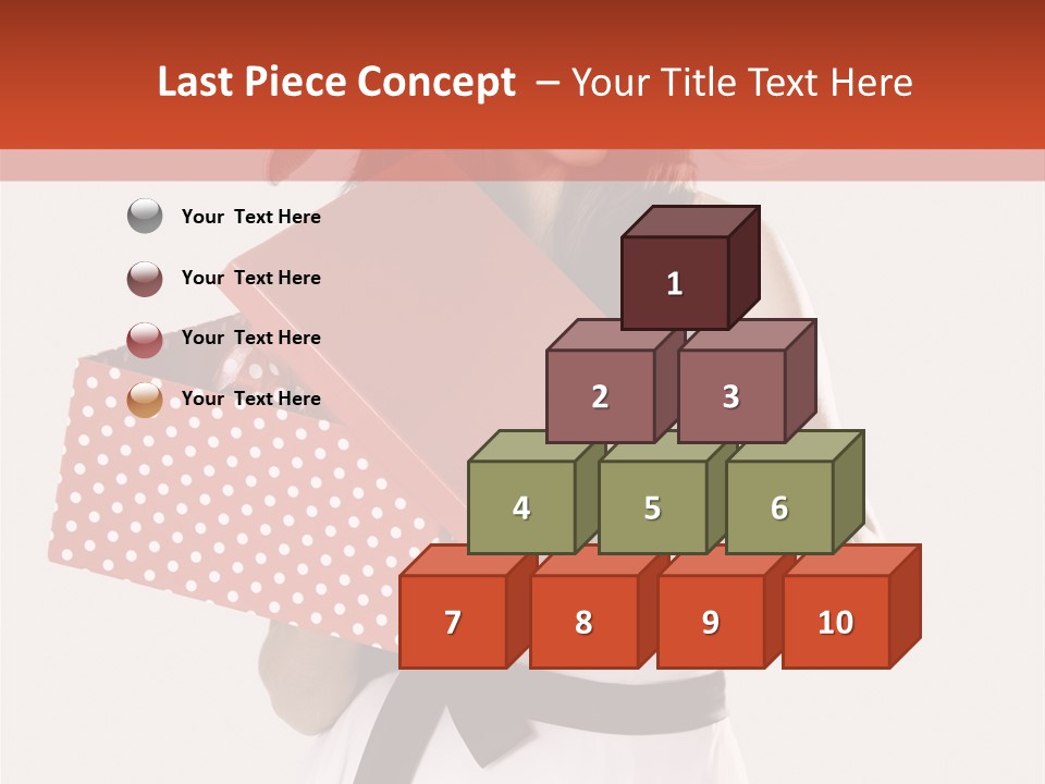 Adult Brunette Cute PowerPoint Template