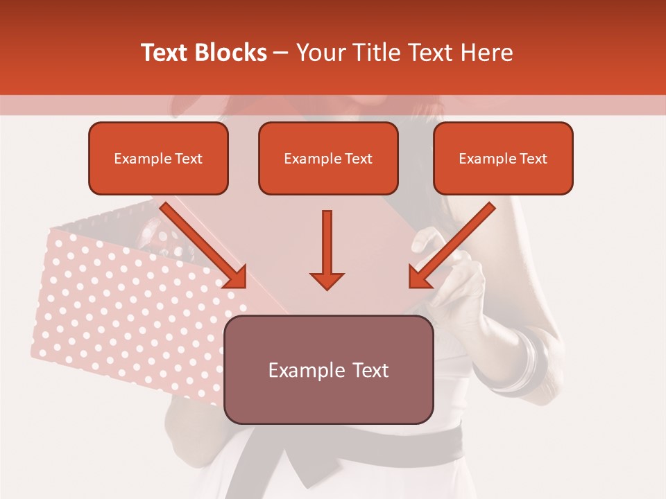 Adult Brunette Cute PowerPoint Template