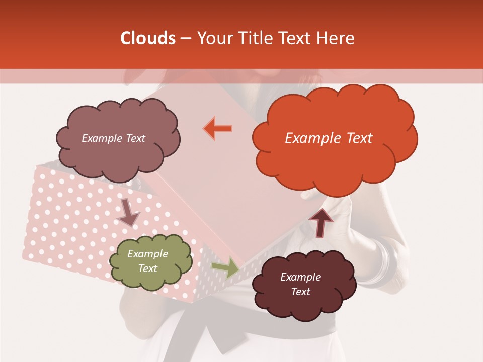 Adult Brunette Cute PowerPoint Template