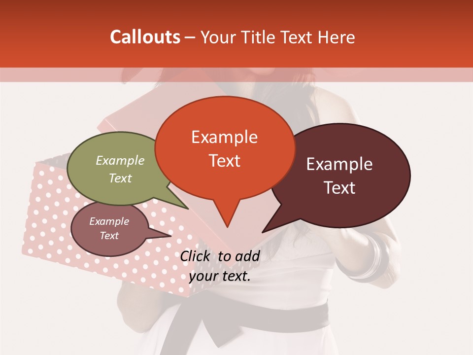 Adult Brunette Cute PowerPoint Template