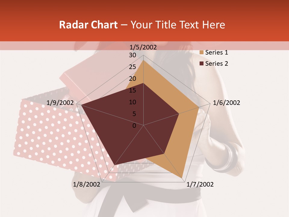 Adult Brunette Cute PowerPoint Template