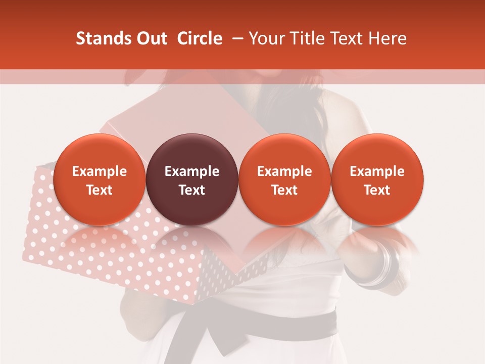 Adult Brunette Cute PowerPoint Template