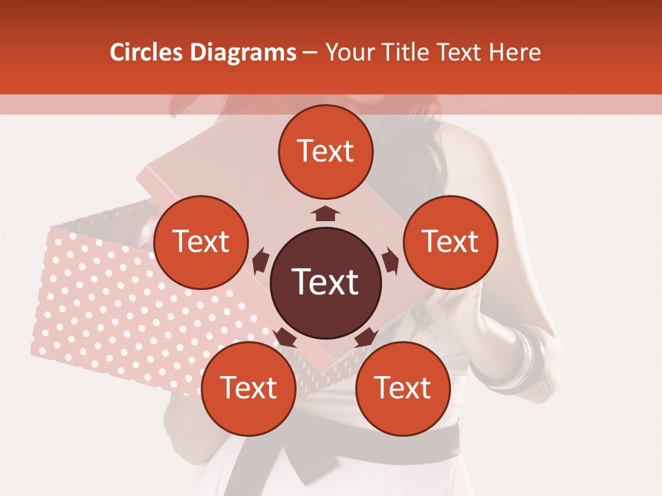 Adult Brunette Cute PowerPoint Template