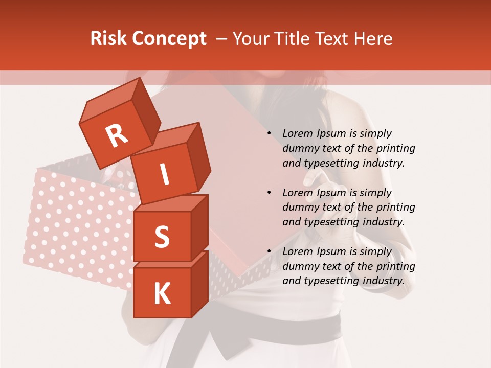 Adult Brunette Cute PowerPoint Template