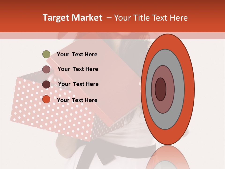 Adult Brunette Cute PowerPoint Template