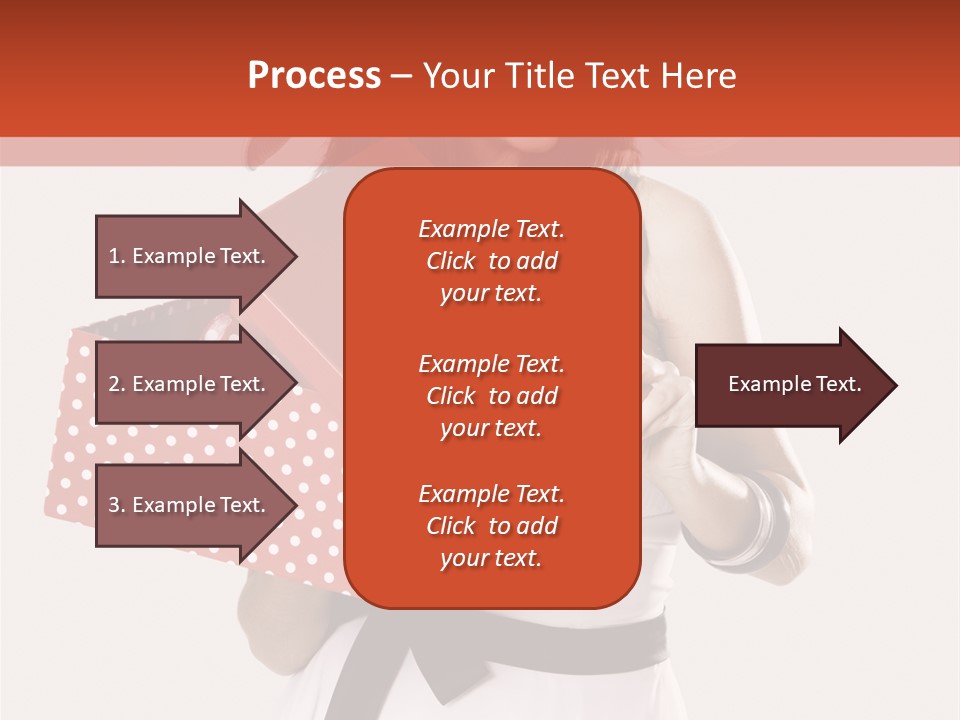 Adult Brunette Cute PowerPoint Template