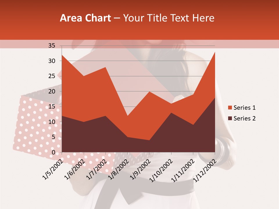 Adult Brunette Cute PowerPoint Template