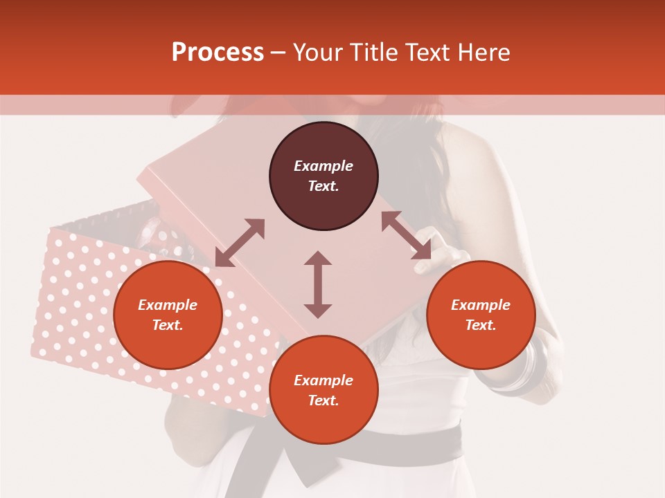 Adult Brunette Cute PowerPoint Template