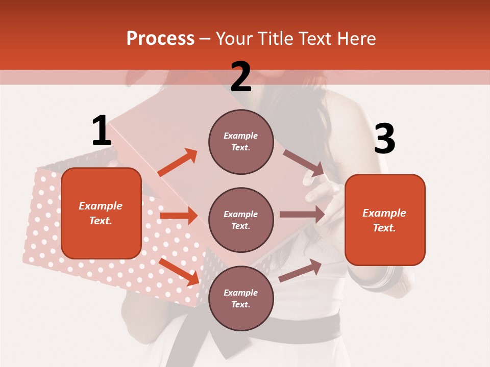 Adult Brunette Cute PowerPoint Template