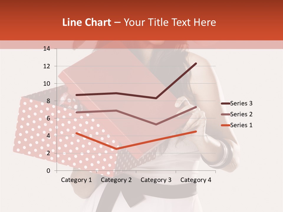 Adult Brunette Cute PowerPoint Template