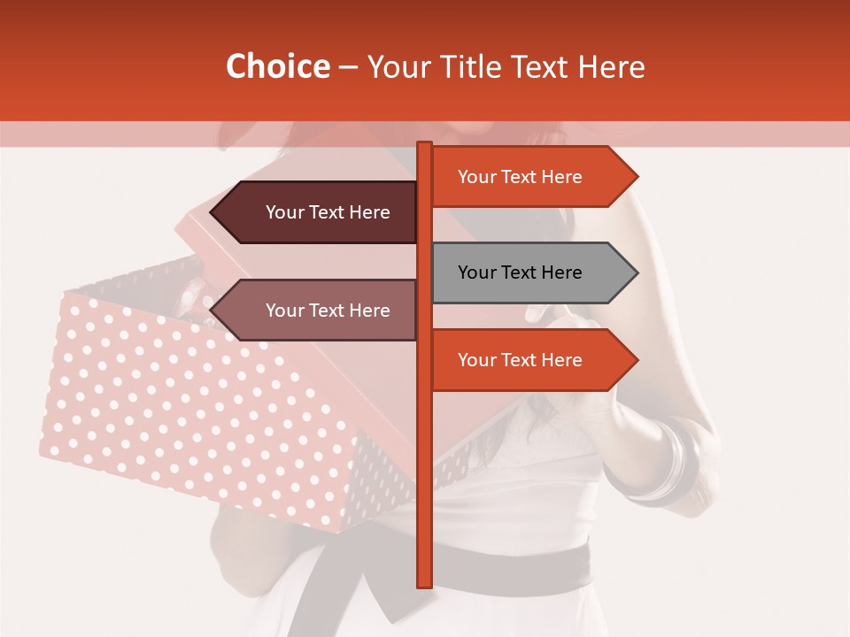 Adult Brunette Cute PowerPoint Template