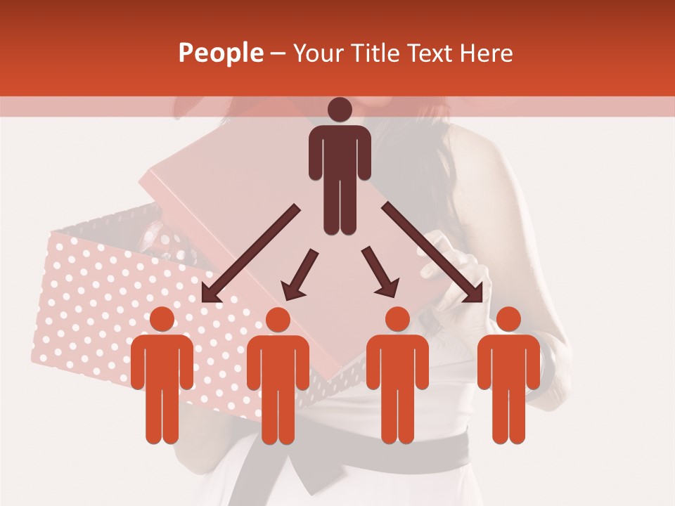 Adult Brunette Cute PowerPoint Template