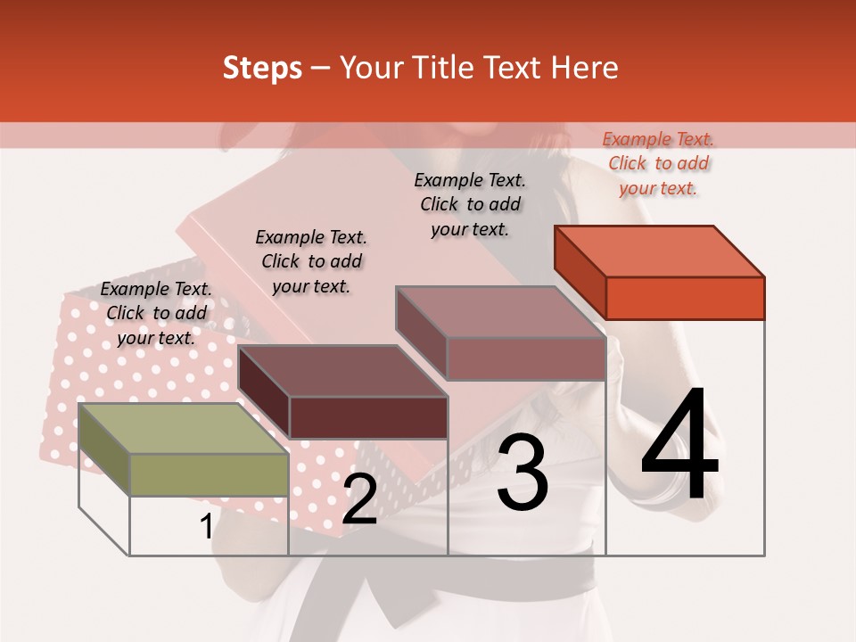 Adult Brunette Cute PowerPoint Template