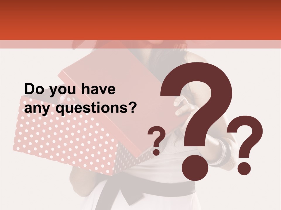 Adult Brunette Cute PowerPoint Template