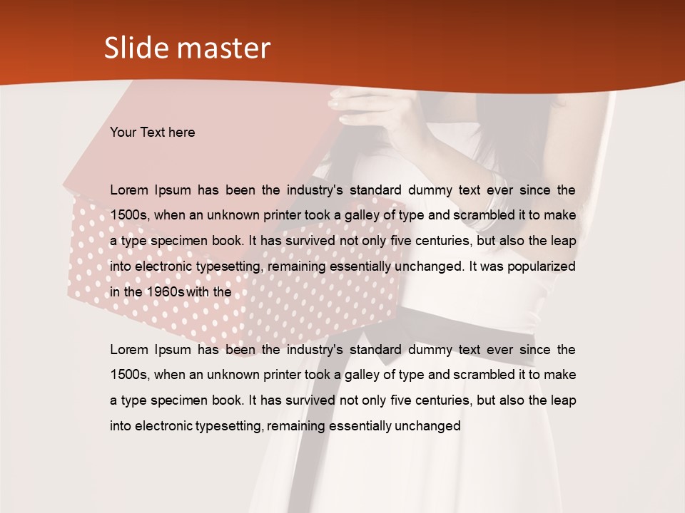 Young Casual Mouth PowerPoint Template