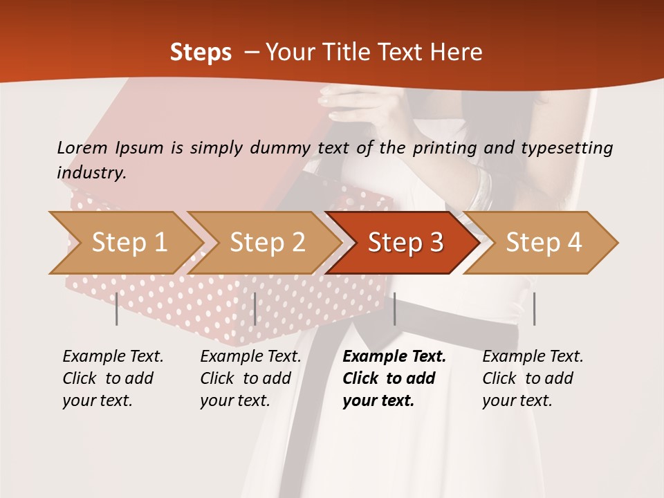 Young Casual Mouth PowerPoint Template