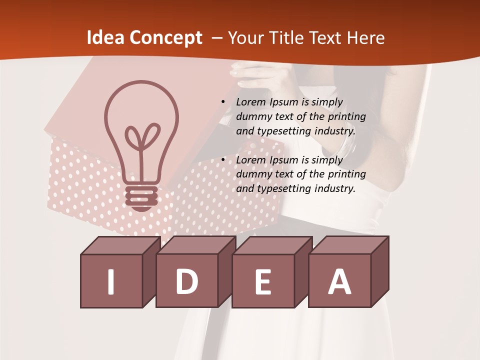 Young Casual Mouth PowerPoint Template