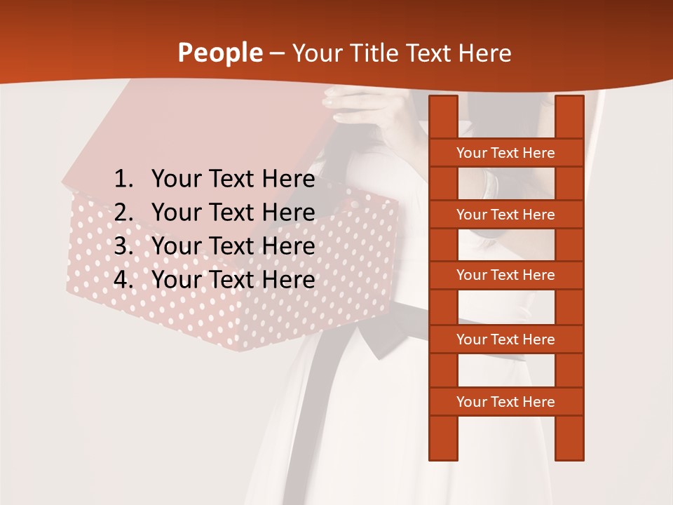Young Casual Mouth PowerPoint Template