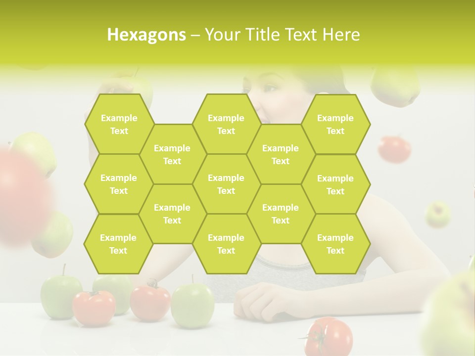 Sit Eating Women PowerPoint Template