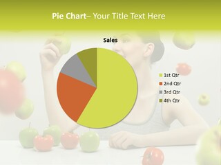 Sit Eating Women PowerPoint Template