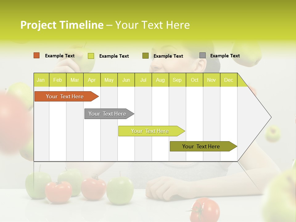 Sit Eating Women PowerPoint Template
