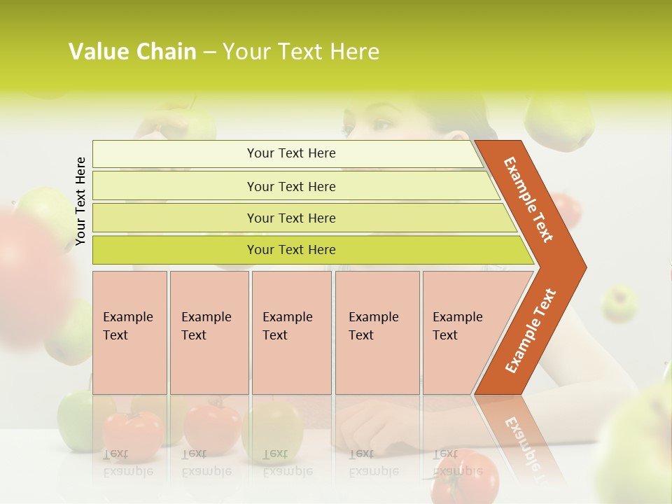 Sit Eating Women PowerPoint Template