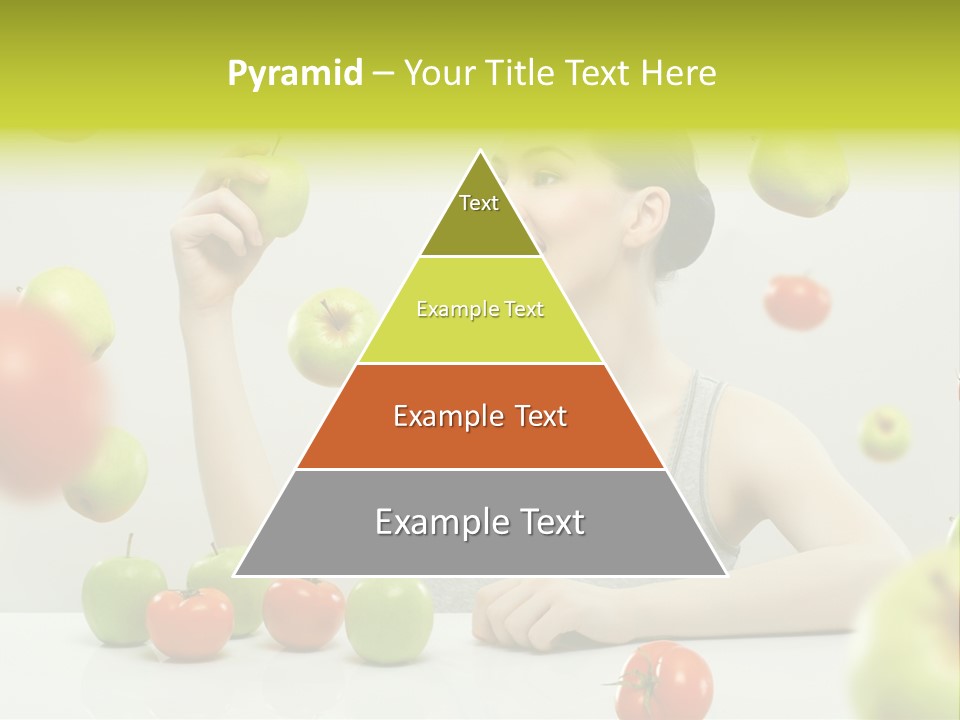 Sit Eating Women PowerPoint Template