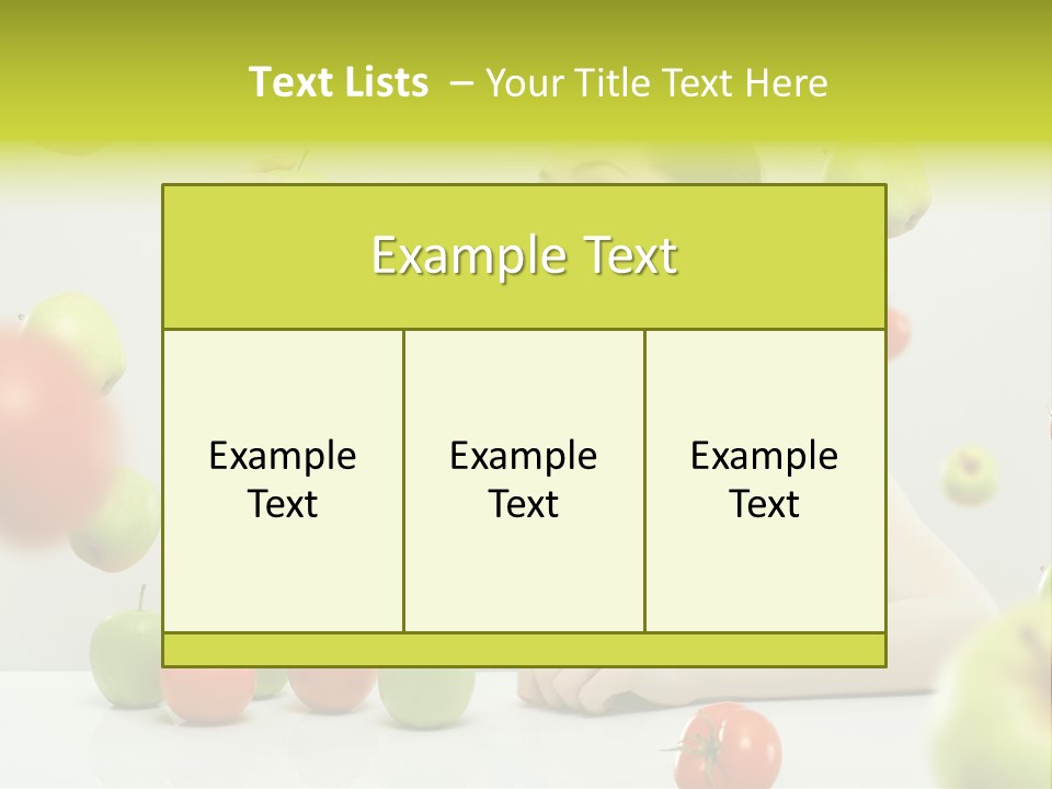 Sit Eating Women PowerPoint Template