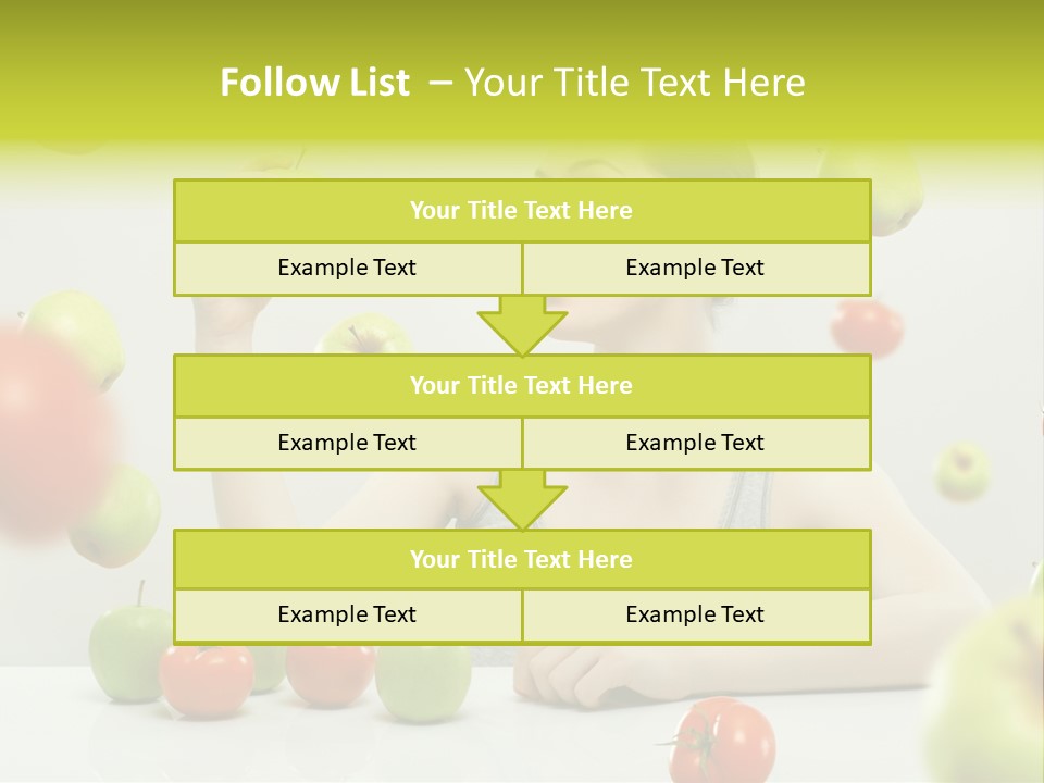 Sit Eating Women PowerPoint Template