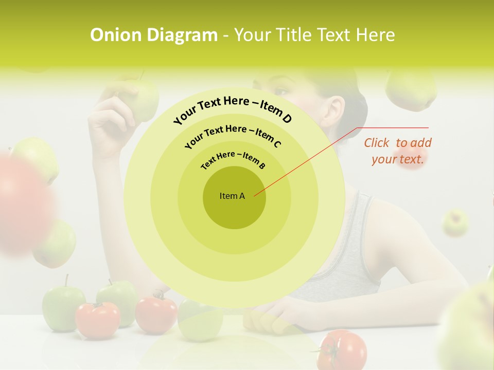 Sit Eating Women PowerPoint Template