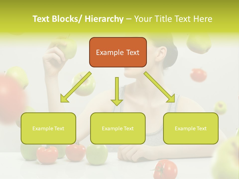 Sit Eating Women PowerPoint Template