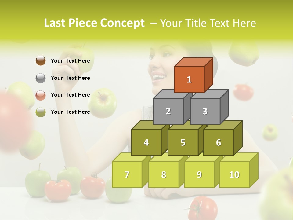 Sit Eating Women PowerPoint Template