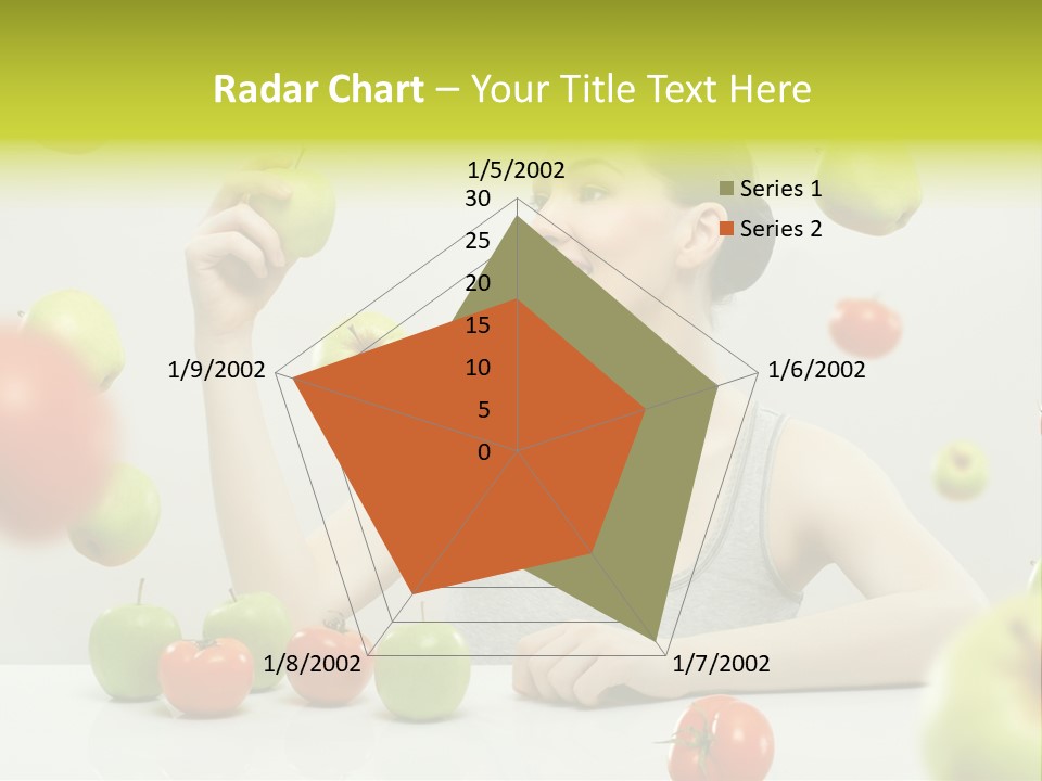 Sit Eating Women PowerPoint Template
