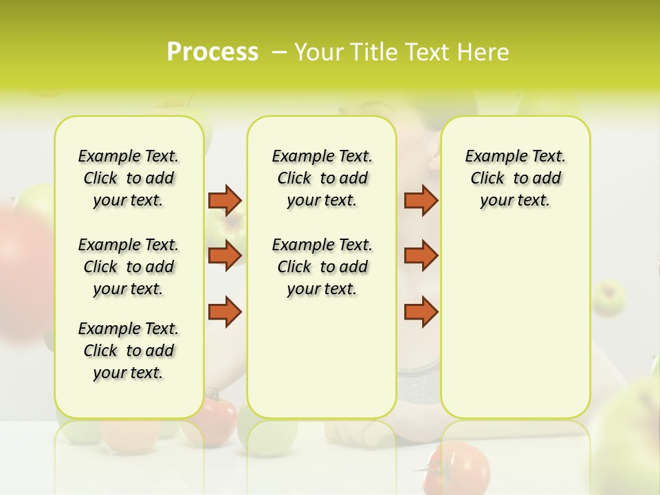 Sit Eating Women PowerPoint Template