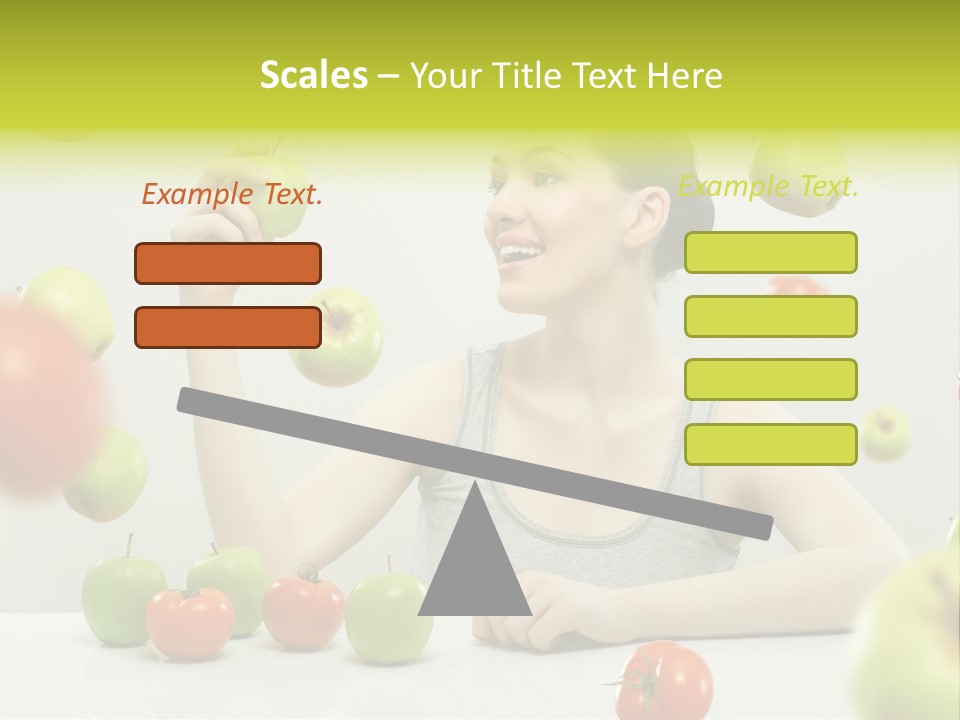 Sit Eating Women PowerPoint Template